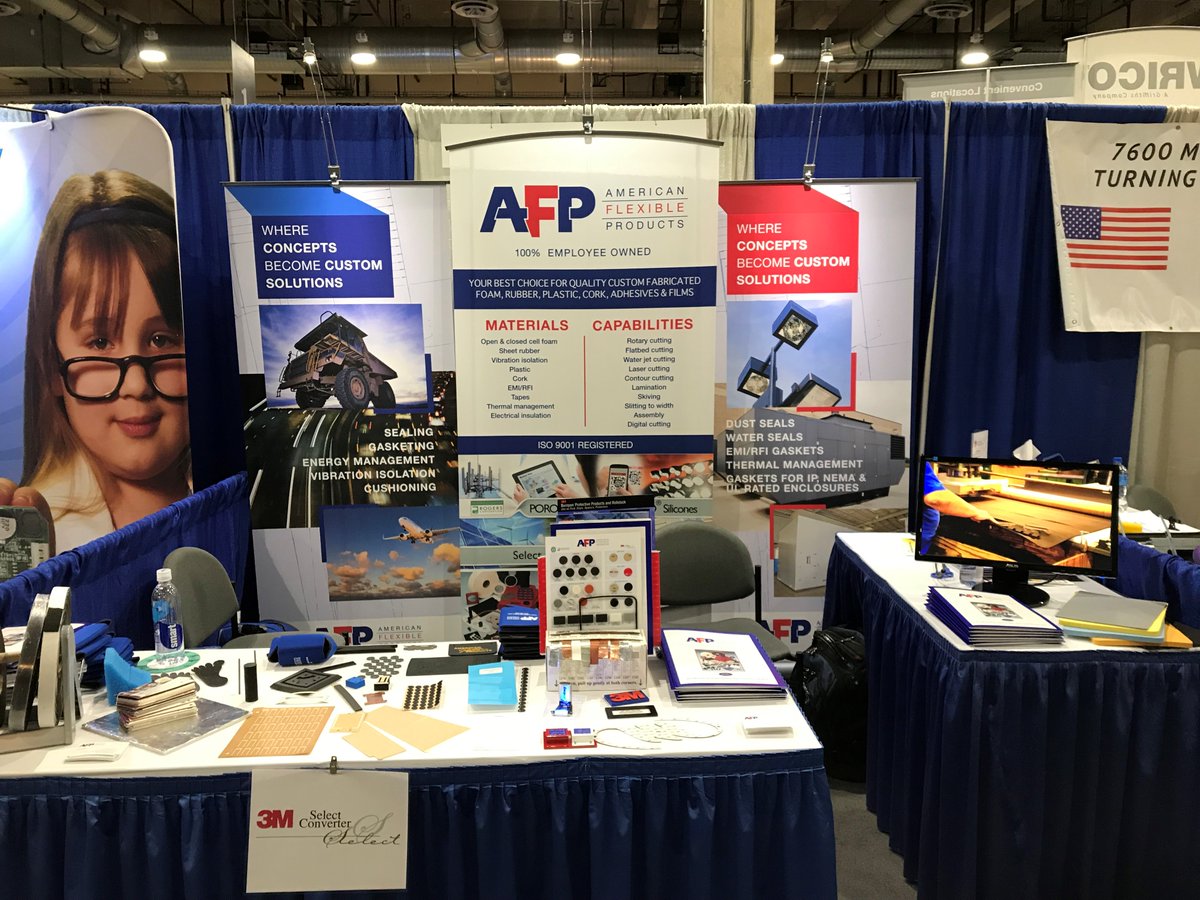 American_Flxbl's tweet photo. American Flexible Products will be an exhibitor at the Design-2-Part show in Arlington, Texas March 1st-2nd! We are booth #311; Come check us out! https://t.co/2NVOQeRZjQ