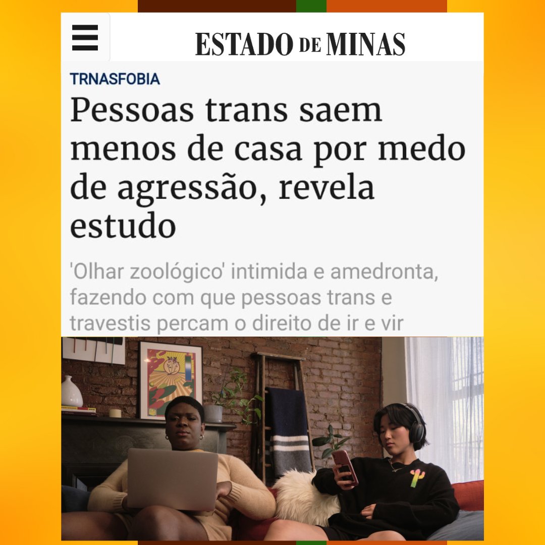 ArthurBugre's tweet photo. 'Imagine a seguinte situação: sempre que você precisa sair de casa, as pessoas na rua dão risada, “fazem piadas” sobre sua aparência, seu corpo, sua identidade.'

https://t.co/8WjPLG6zCn 

#diversidade #inclusão  #trans https://t.co/BcTjRw0XOf