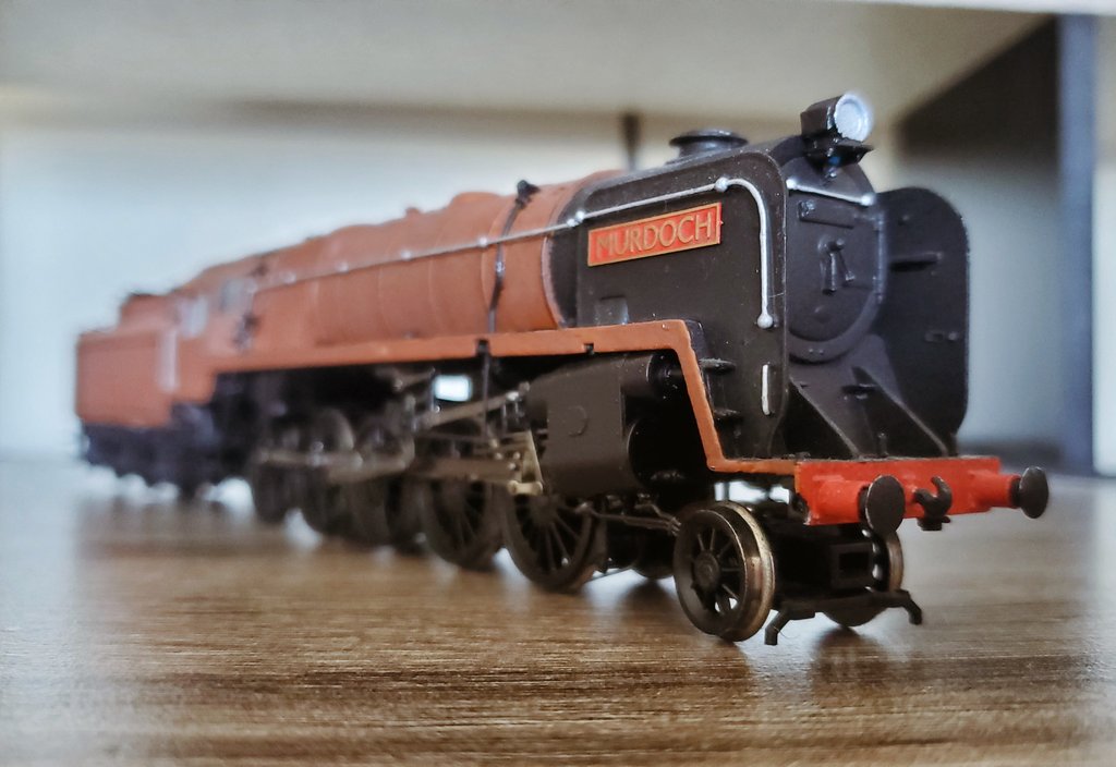 TheSludgeTender's tweet image. &quot;His boiler strained, his wheels started to turn, and the mighty engine, chuffed away!&quot; 

Here is my RWS Murdoch !! 

I&apos;ve taken a few creative liberties with him to make him more realistic !! 

#SludgeCon