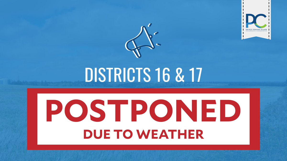 Due to the weather, we are POSTPONING tonight's nomination meeting for District's 16 &amp; 17 that was originally set for tonight. 
The new date will be shared as soon as possible.
Stay safe everyone! ❄️