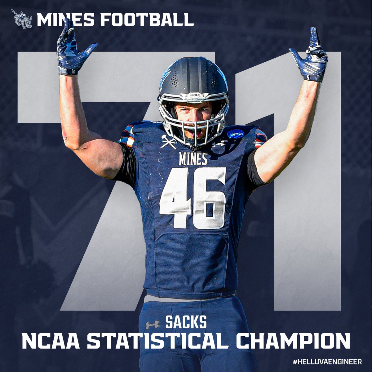 The most sacks in ALL of college football in 2022, per <a href="/NCAAStats/">NCAA Stats</a>. 

#HelluvaEngineer⚒