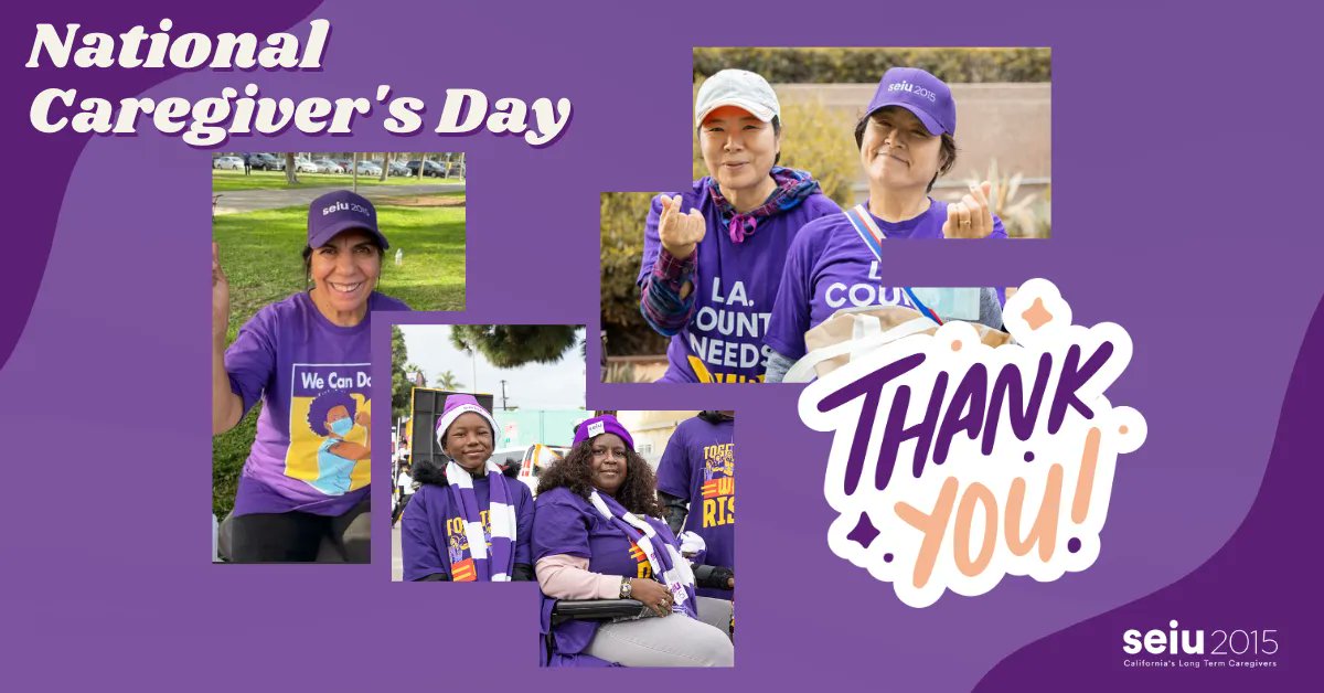 ArnulfoSEIU2015's tweet image. Today we honor the amazing work of caregivers on National Caregivers Day. Caregivers deserve better wages, benefits, and working conditions. @SEIU2015 will continue to fight every day for all caregivers. #Unions4All #PutCareFirst