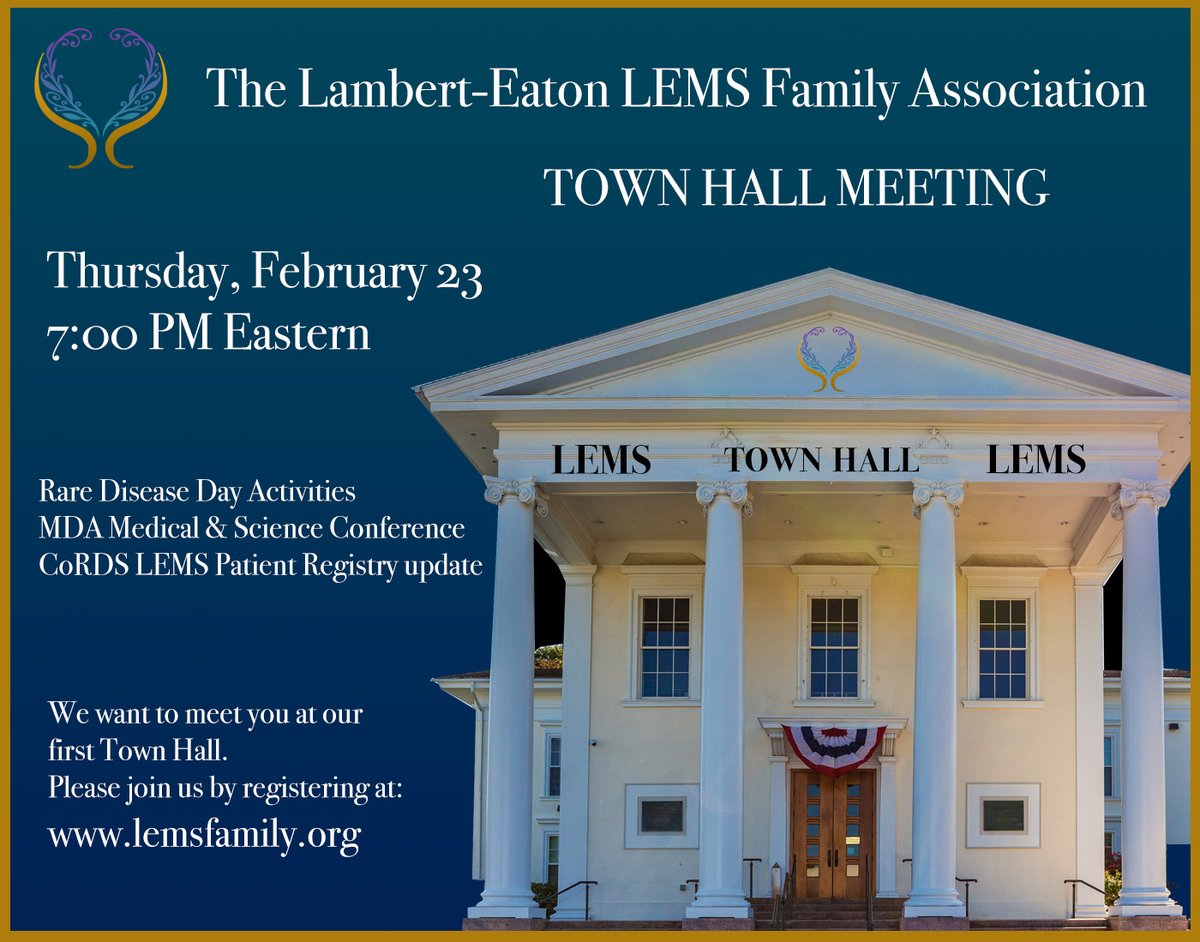 The Lambert-Eaton LEMS Family Association tweet media