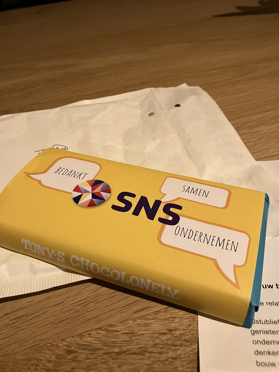 Aardig-eitje van @SNSBank #jeverwachthetniet