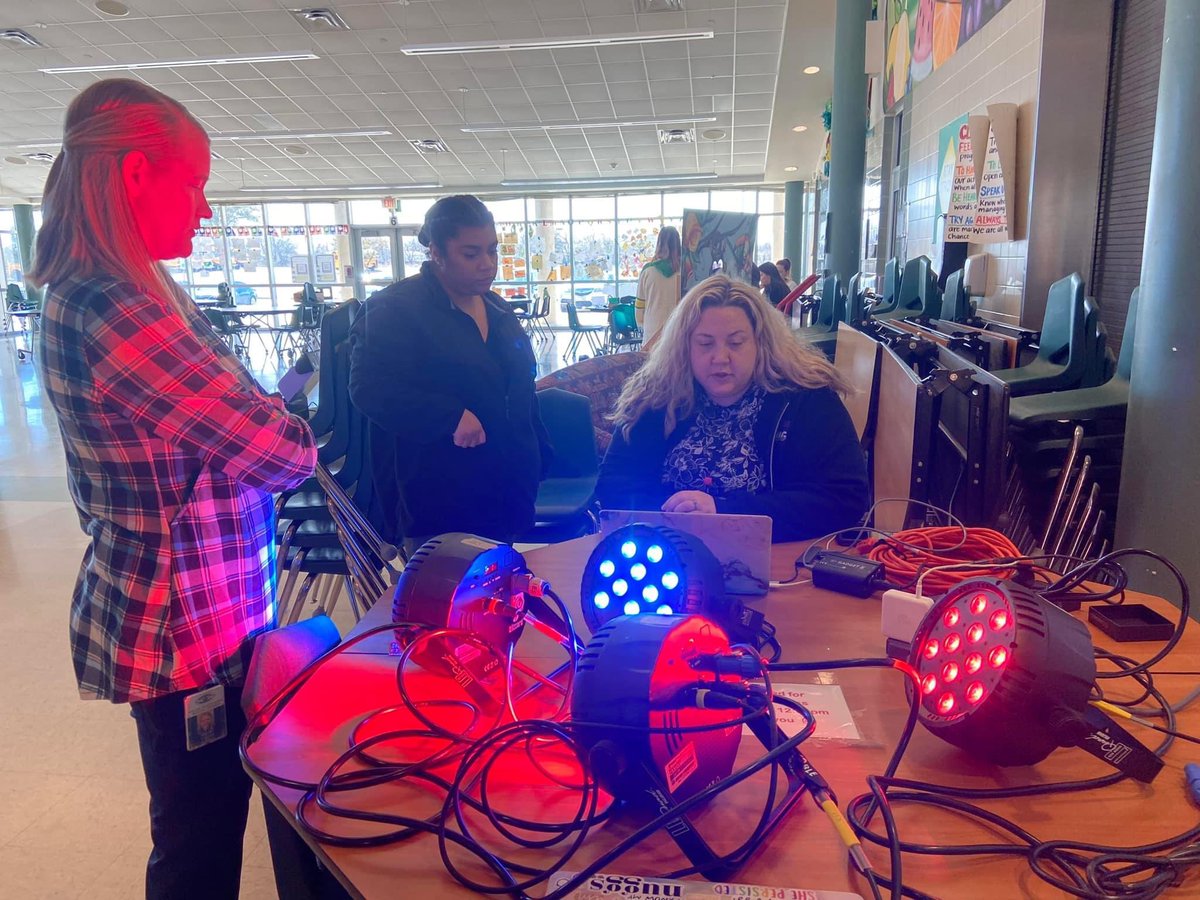 Thanks @iestheatre for a lovely morning of professional development!  I learned a lot and feel much more confident  utilizing our amazing LED lighting resources from @kisdfinearts !  Just another reason @kellerisd is the best place in the world to work!
