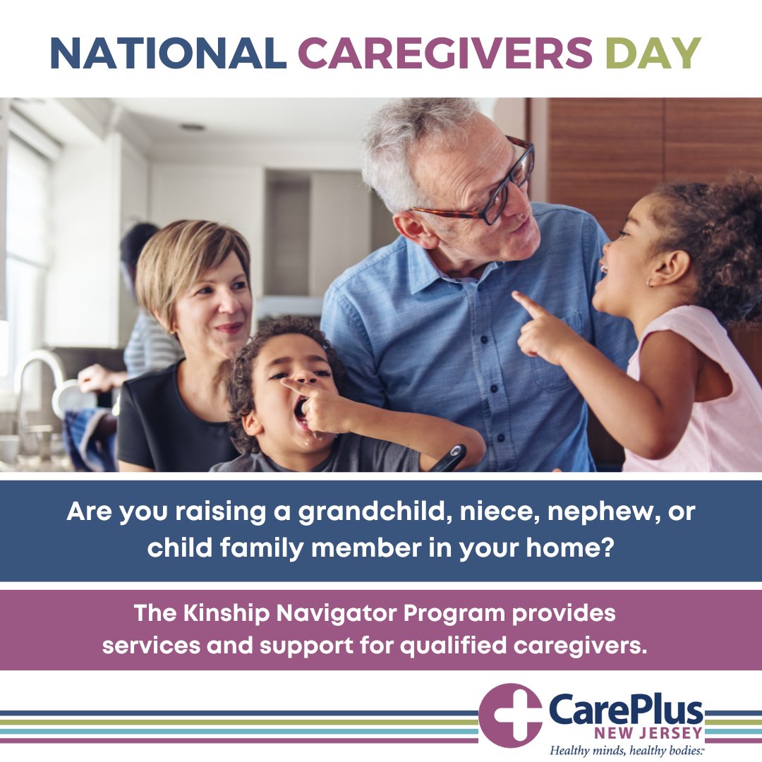 The Kinship Navigator Program provides Wraparound and Kinship Legal Guardianship services to non-DCP&amp;P-involved relative caregivers. 

For more information, call the Kinship Navigator at 201-398-9110 x5645, dial 211, or email KinshipTeam@CarePlusNJ.org