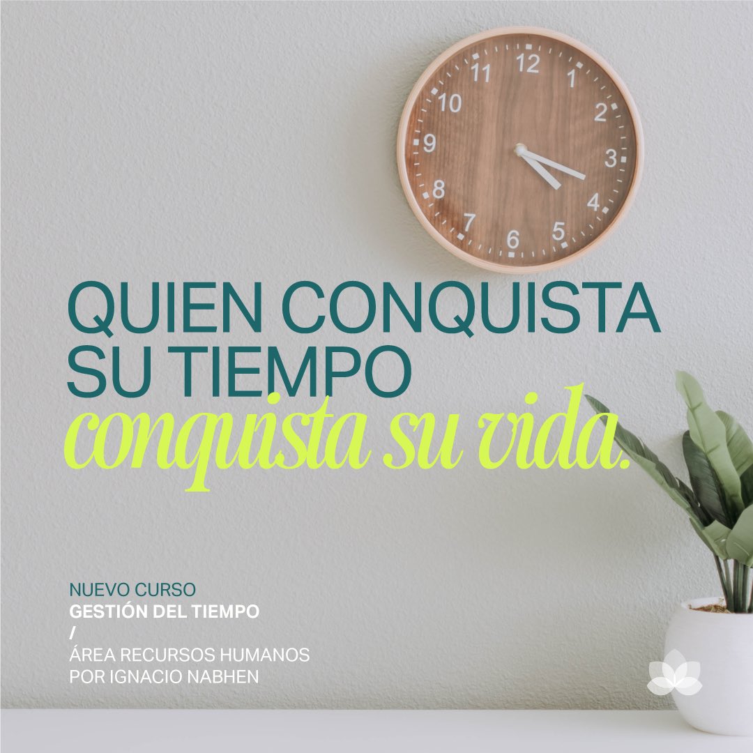 FAIIAPCrecer's tweet photo. ¿Te cuesta gestionar eficientemente el tiempo en el trabajo y sentís que no alcanzas los objetivos? Pronto vamos a estar lanzando un nuevo curso de Ignacio Nabhen @nabhenco pensado para vos.
¡Estén atentos!
#programacrecer #cursos #indumentaria #moda #rrhh https://t.co/pGqhXL0cMx