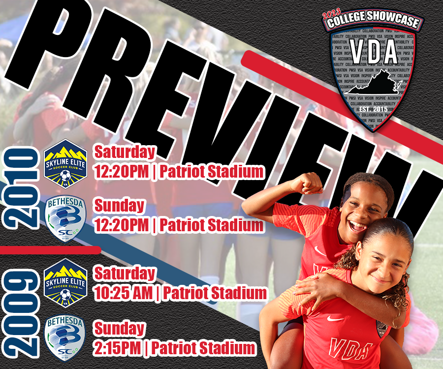 vdasoccer's tweet photo. Big weekend ahead for the #VDAGirlsECNL as we host the #VDAShowcase
Check out the schedules ⏩
#VDAShowcase #ShowcaseSzn #CollegeRecruiting https://t.co/psSOWIDXj2