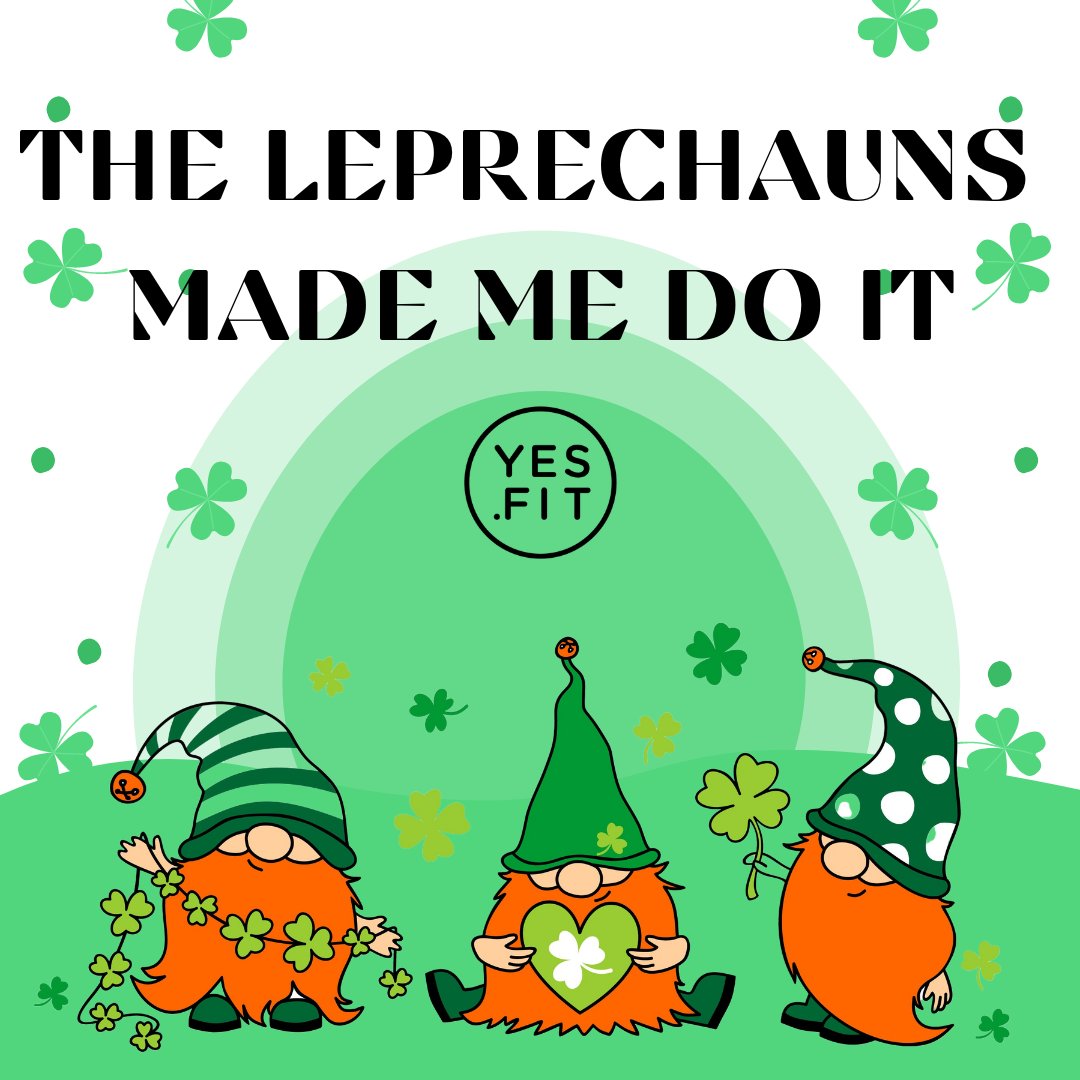 Yesfit1's tweet photo. THE LEPRECHAUNS MADE ME DO IT! 🍀
#freakyfriday #TGIF #fridayvibes #fitnessfriday #funfriday #fitfriday #justforfunfriday #fridayflow #featurefriday #feelgoodfriday #yesfitchallenges #yesfit #yesfitrewards #fitness #digitalfitness #race #raceday #workout #cardio #funfit https://t.co/ZjRB7cMZrG
