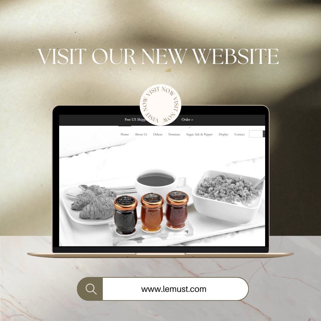 LeMustCondiment's tweet photo. Discover our brand new website. 
You may now purchase assorted condiments and preserves directly on our new site.
#LeMust #singleservecondimentsandpreserves #inroomdining #luxuryhotelsandresorts #privatedining #privateaviation #privateyacht https://t.co/s4mmHzJIRv