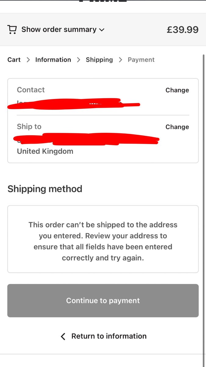 LoganSi46823675's tweet photo. @KSI Any reason why I didn’t allow me to buy it ? I’m in the uk so it’s not like I wasn’t allowed it, went out of stock shortly after https://t.co/VmfBzB3fIU