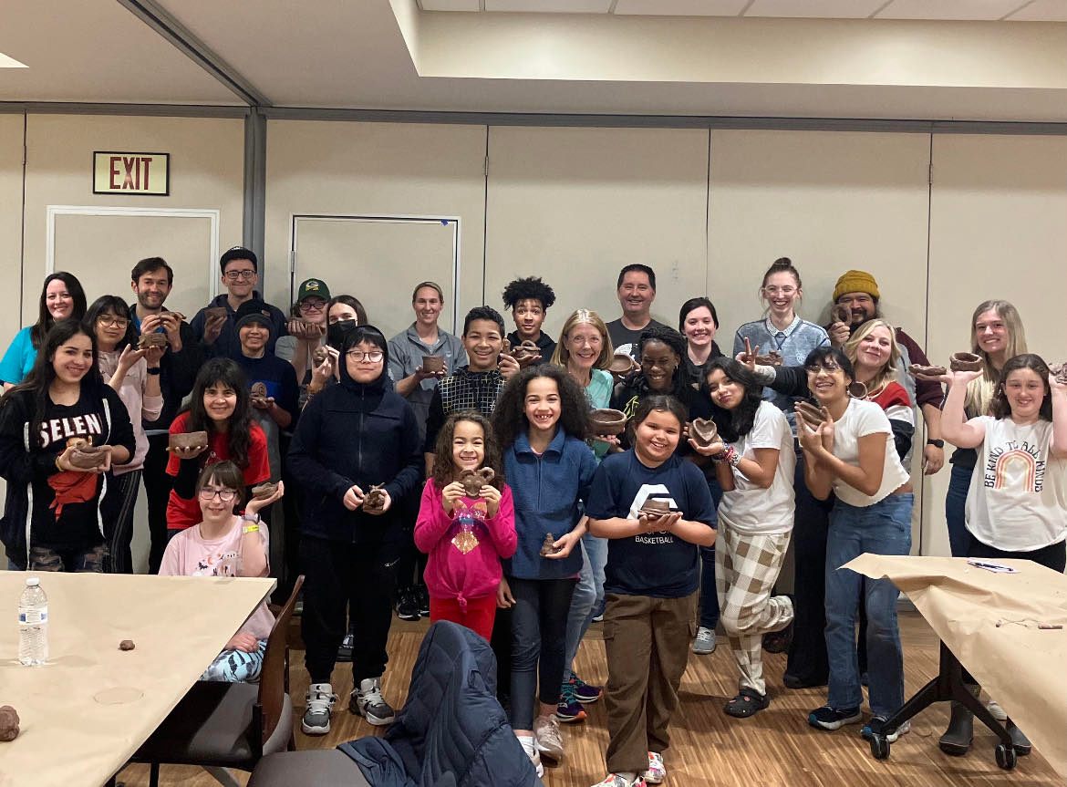 beboldroch's tweet photo. We are profoundly grateful for 125 Live sharing their generous grant that enabled our mentors and youth the opportunity to explore a hand building pottery class this week. Bedo guided us through this cathartic process and it was exciting to witness the creations take shape. https://t.co/SZ8Cj2PVQG