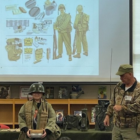 jenparkernisd's tweet photo. 5th graders @NISDCable learned so much from #mrbryan from @pacificwarmuseu! What an engaging presentation! Highly recommend! @Dpin1967 @galindo_lann @NISDLib @NISDElemSS @WeGoPublic #RootedCable #CableIgnited#wildlysuccessful#exito#sisepuede https://t.co/SsEvvtsK5L