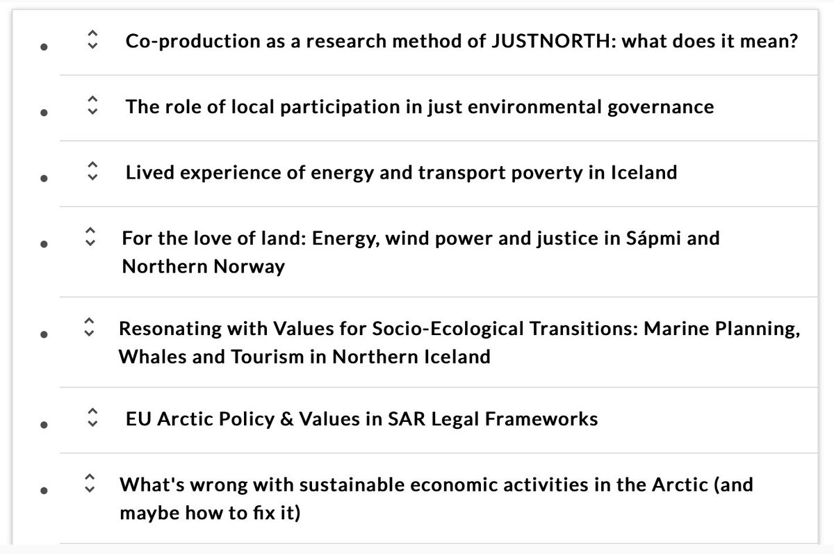 @justnorth_eu is at #assw2023!  

Our team will talk about results coming out of this EU-funded climate action project. #coproduction #energy #participation #values #sar #tourism #EUArcticPolicy #sustainabledevelopment #Arctic