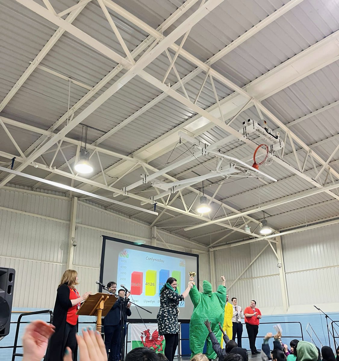 ZGCathaysHS's tweet photo. Eisteddfod is always one of my favourite days of the school year. Made even better this year because of Hwyels win 💚Thank you to all the staff that work hard to arrange it! And to Miss Williams and Miss John 🤩 HWYEL FOREVER 💚🏆 https://t.co/5nOb3wy0da