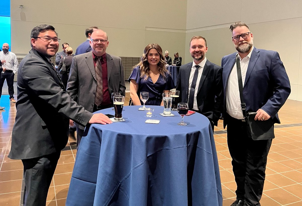 Silvacom's tweet photo. We were a proud sponsor of the @ResourcesAB Awards Banquet 2023.
The event was a wonderful opportunity to network with other professionals, exchange ideas, and discuss the opportunities and challenges in Alberta’s resource sector.
#ABResources #ACRAwards2023 https://t.co/M4mitbNL3Q