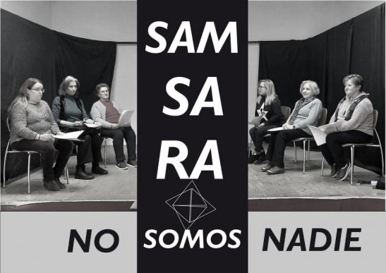 🎭'Samsara. No somos nadie'
Festival Enclave Mujer

Trabajo de creación propia llevado a cabo por las participantes del Taller de Teatro del CM de Jerónimo y Avileses conducido por la compañía murciana <a href="/CiaDeconne/">Cía Deconné</a>.

🗓️ 19 de febrero, 18h. 📍 CM de Jerónimo y Avileses.