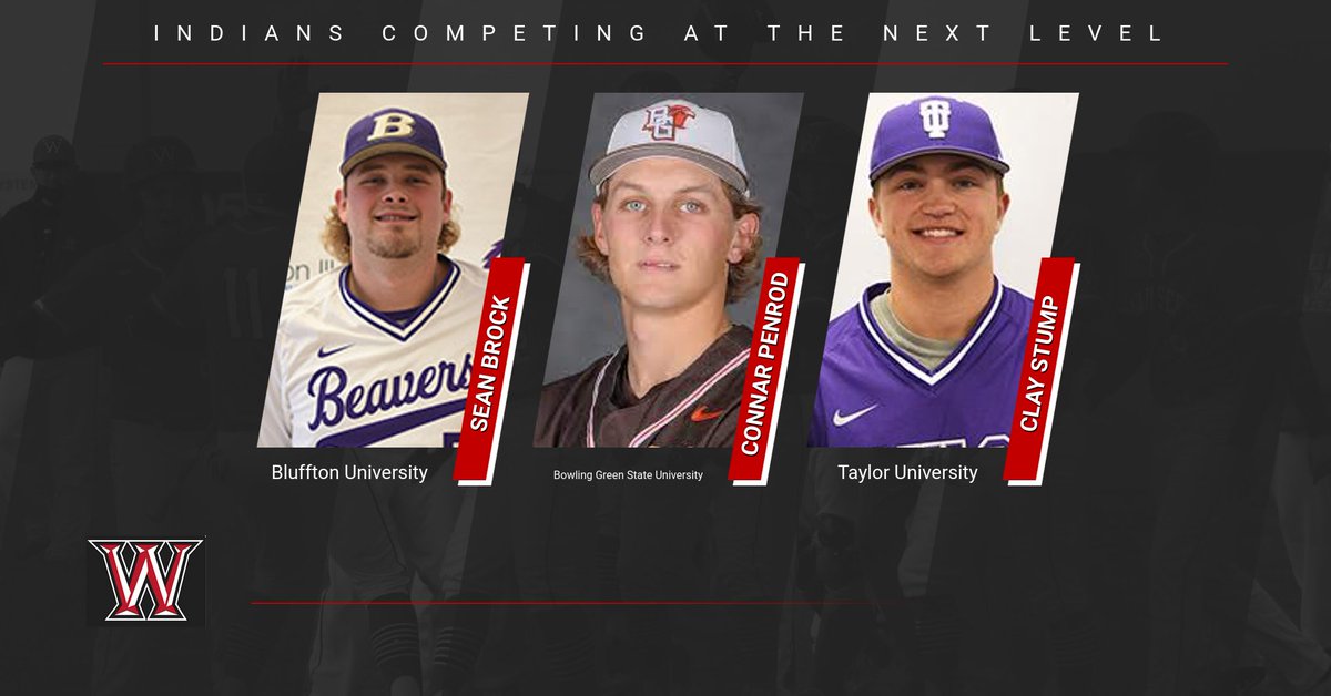 WauseonBaseball's tweet photo. Proud of our alumni competing at the next level.  Sean Brock ('20) Connar Penrod ('21)  and Clay Stump ('22).  Best of Luck! https://t.co/kI9jryyTE6