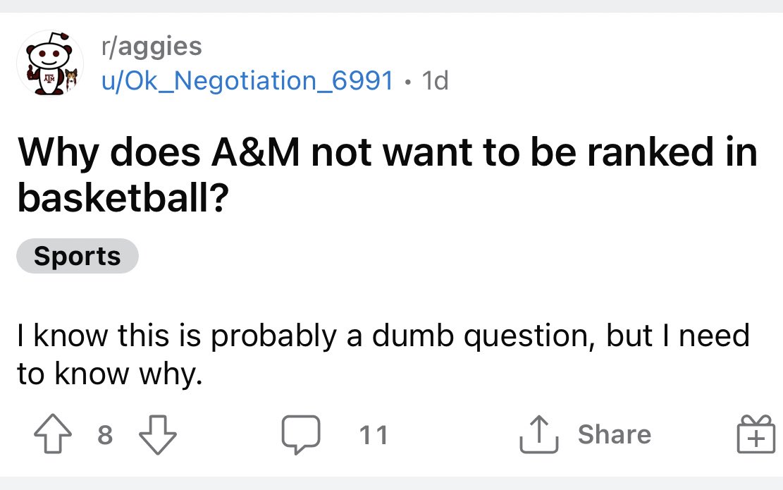 Barstool Texas A&M on Twitter "the Don’t Rank Us movement has reached