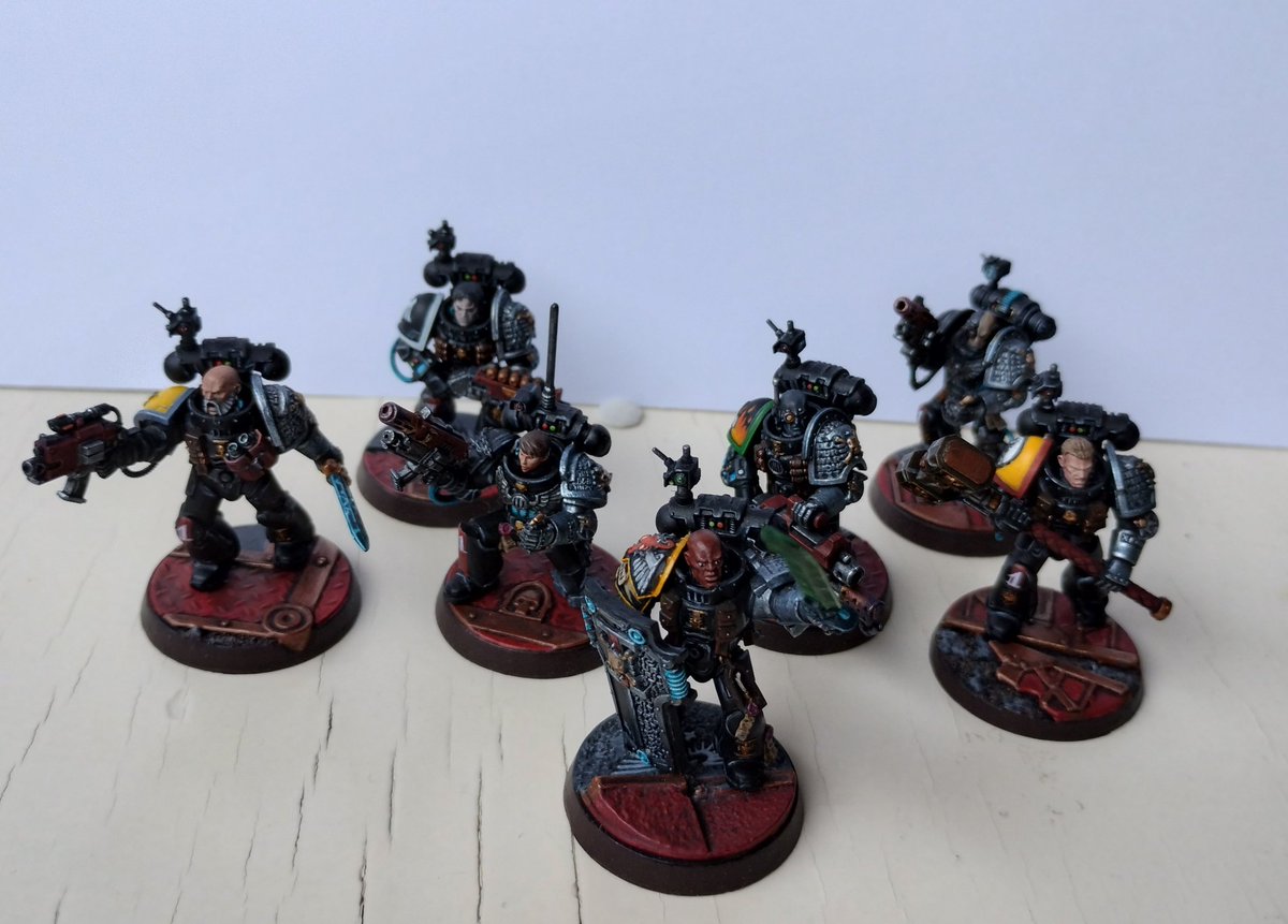 The team is finished, they are so fun to play in kill team! #WarhammerCommunity