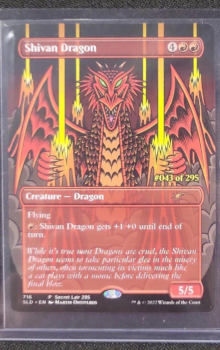 StarCityGames's tweet image. MagicCon Philadelphia attendees are being selected at random to receive serialized Shivan Dragons! Only 295 total! 😲

Super Secret Lair! 

#MTG