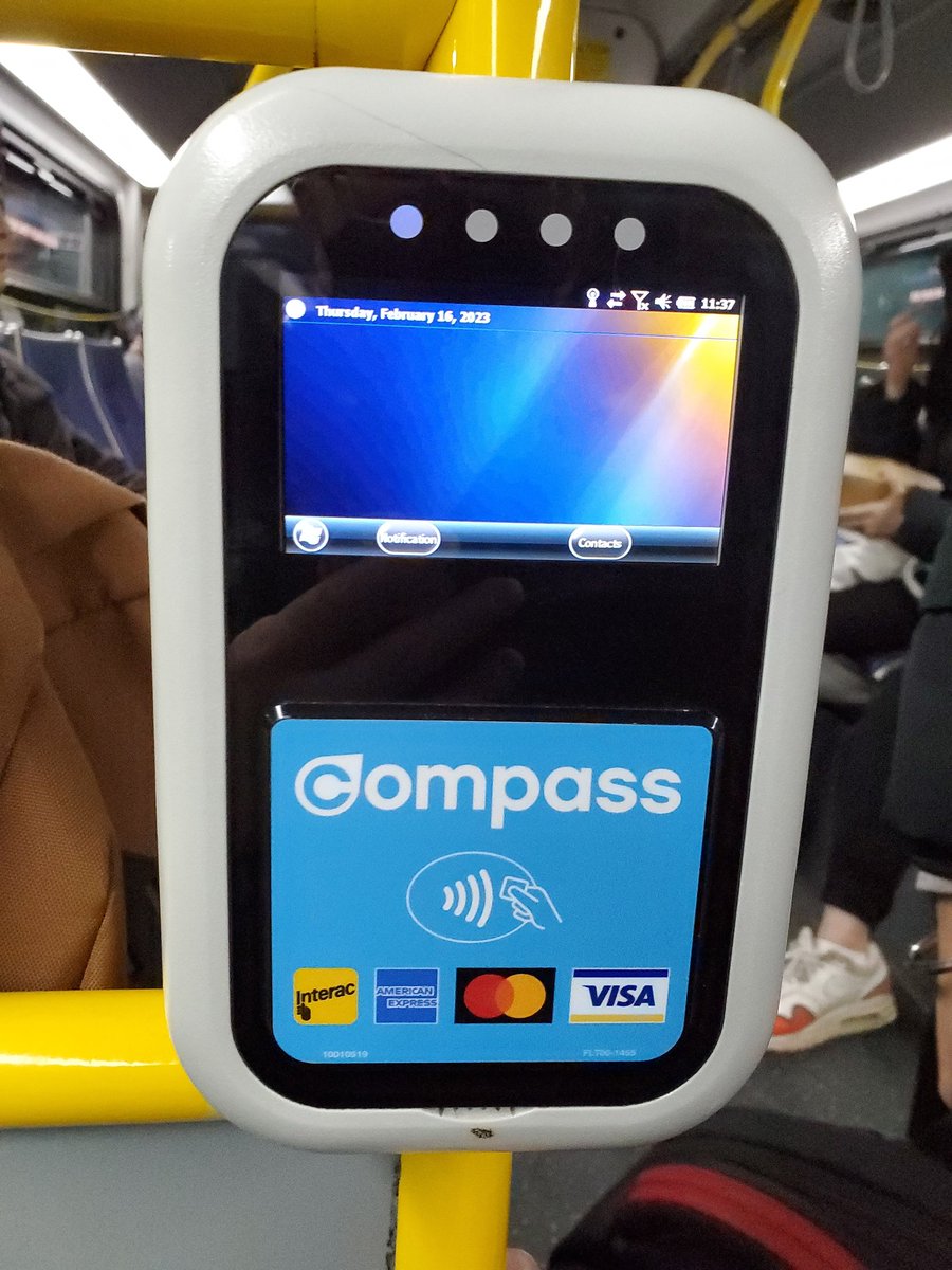 Who knew #CompassCard readers on buses run on #Windows? #TransLink #Microsoft