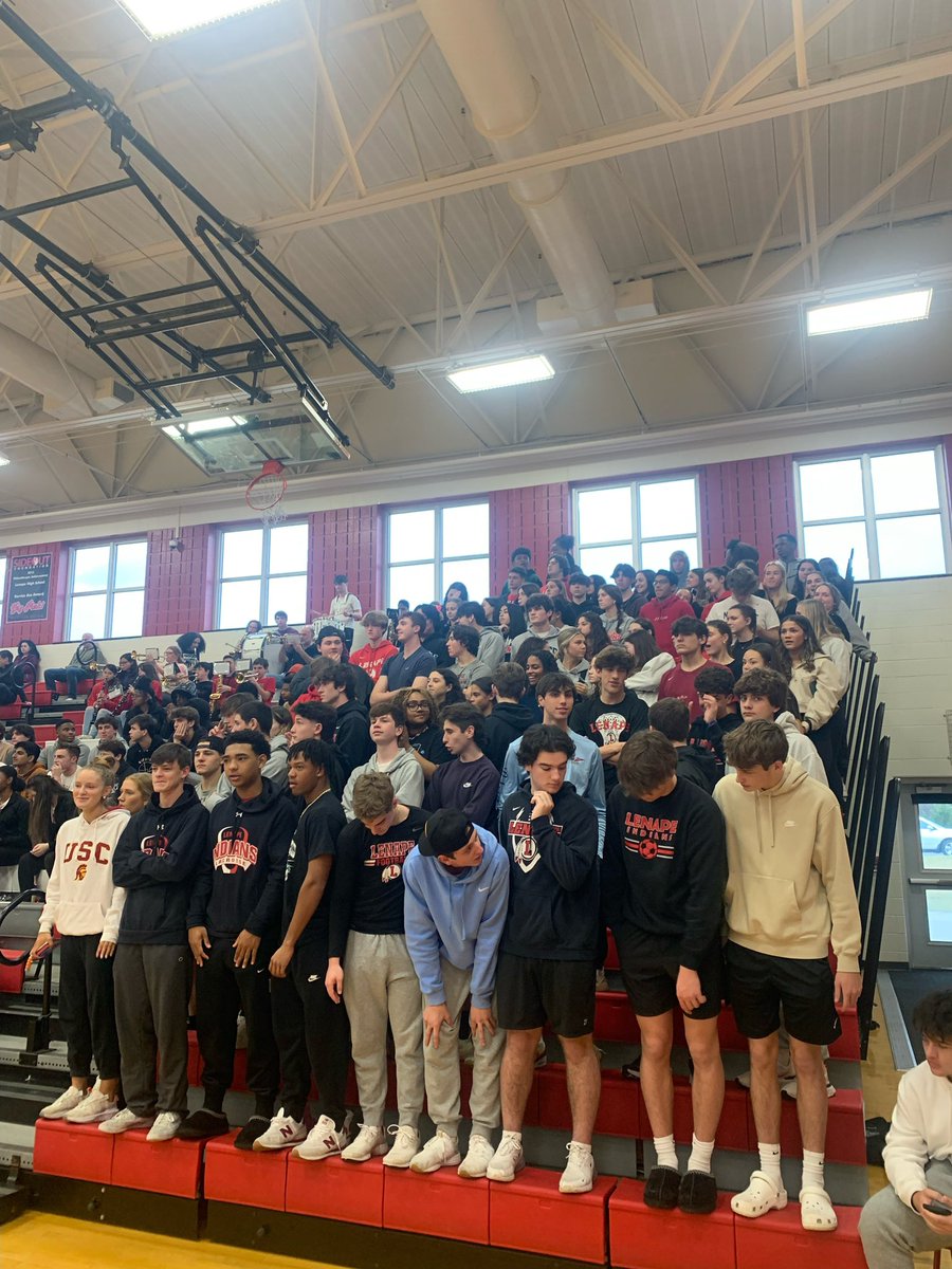 Great spirit from <a href="/lsquuaad/">LHS Student Section</a> today!