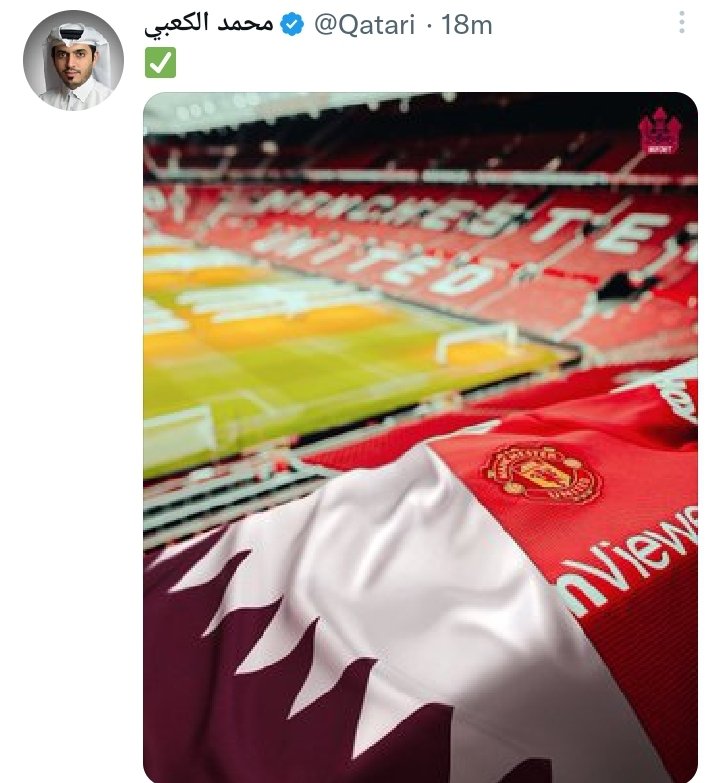 _JayCT's tweet photo. Who should Glazers sell United to?

❤️ For Qatari
🔁 For Jim Ratcliffe https://t.co/k2qoNcUQye