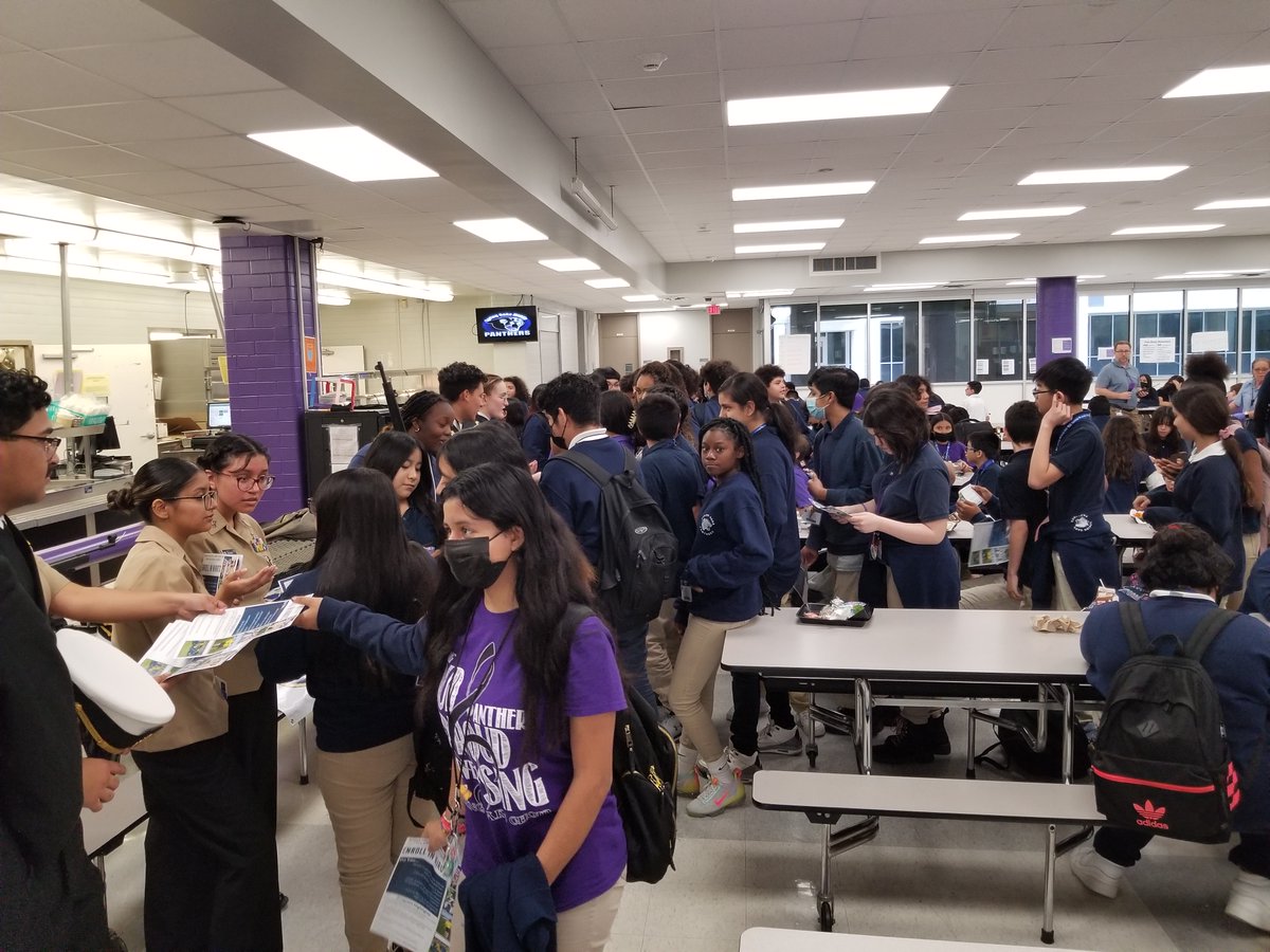 NJROTC had a successful recruiting event with our soon to be 8th grade Spring Oaks students!  <a href="/SB_GuthrieJROTC/">SB Guthrie NJROTC</a> <a href="/guthrie_center/">The Guthrie Center</a> @sbisd #weareSBISDcte