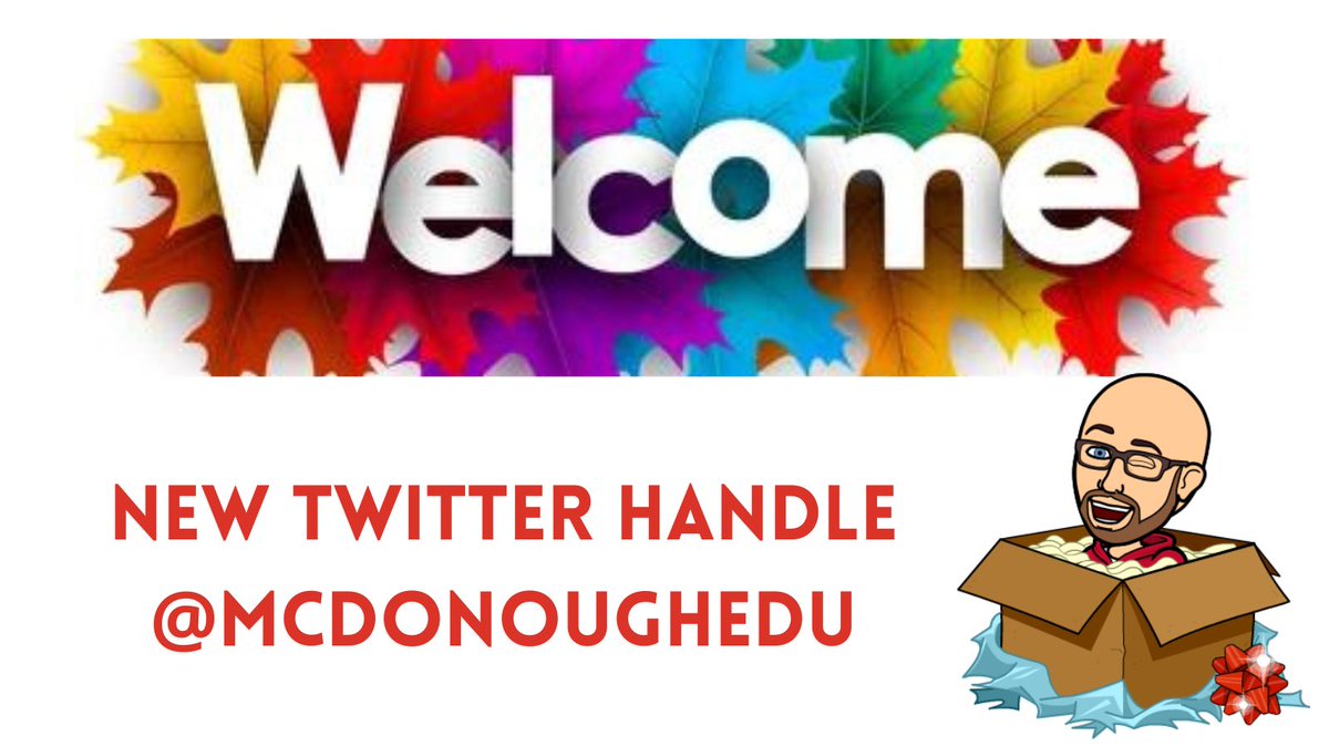 mcdonoughEDU's tweet photo. New Twitter Handle along with quick blog post {https://t.co/8uKl6thH8p} #CompelledBloggers #BHSLearn #HISDAdminChat https://t.co/H16FOoRo3y