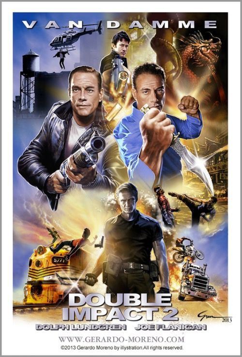 Cinedlos80's tweet photo. #Viernesdeostias by #GerardoMoreno
Hubiese molado o puede llegar a molar #DoubleImpact2 a ver si al REY @JCVD le parece buena idea https://t.co/ZVSgiUE7eB