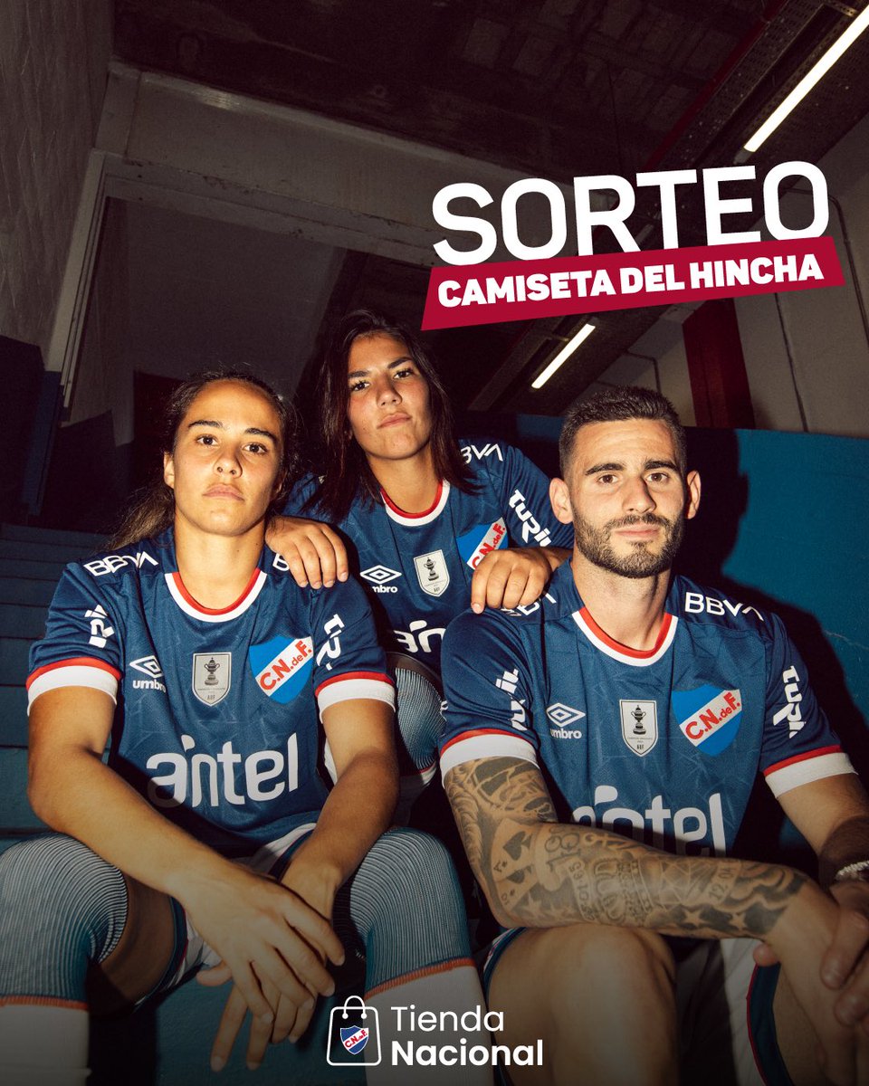 Para sentir la pasión de la hinchada, junto a <a href="/UmbroUruguay/">Umbro Uruguay</a> sorteamos la nueva Camiseta del Hincha 👕🤩

Participás: 
➡️ Siguiendo a <a href="/Nacional/">Nacional</a> y <a href="/UmbroUruguay/">Umbro Uruguay</a> 
➡️ Dándole RT este tweet 
➡️ Mencionando a 2 Bolsos

El sorteo se realizará el 24 de febrero. ¡Mucha suerte! 🍀🤞🏼