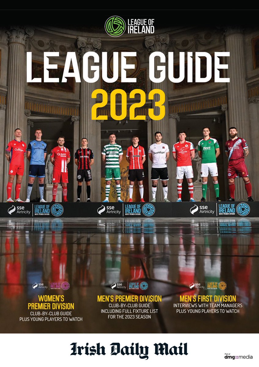 We were delighted to once again work with @mcelroyorla, @irishdailymail and @league_ireland on the official League Guide to the 2023 season. Link to mag can be found here: flipflashpages.uniflip.com/3/12754/112717… #leagueofireland