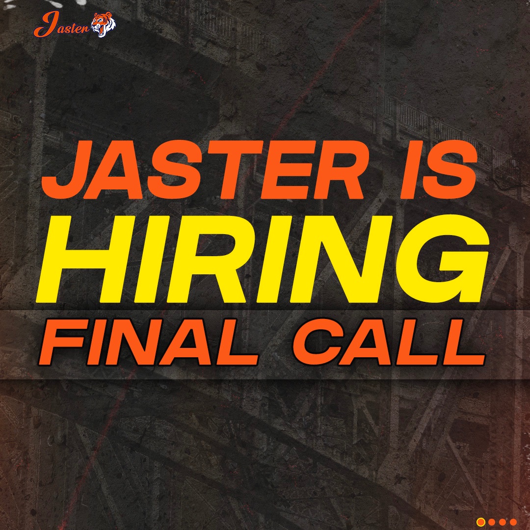 JasterAthletes's tweet photo. 🚨 WE ARE HIRING!! 🚨

Looking for the best creative minds to come join our team! 

If you think you would be a good fit, contact us at jobs@jastercreative.com to show us you have what it takes 🔥 https://t.co/QWY888Ksm9