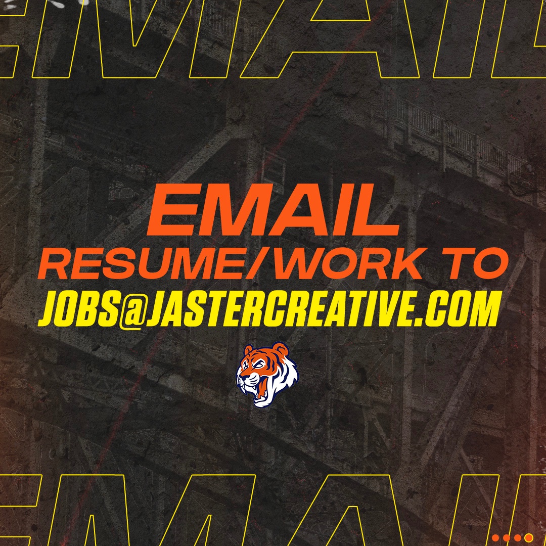 JasterAthletes's tweet photo. 🚨 WE ARE HIRING!! 🚨

Looking for the best creative minds to come join our team! 

If you think you would be a good fit, contact us at jobs@jastercreative.com to show us you have what it takes 🔥 https://t.co/QWY888Ksm9
