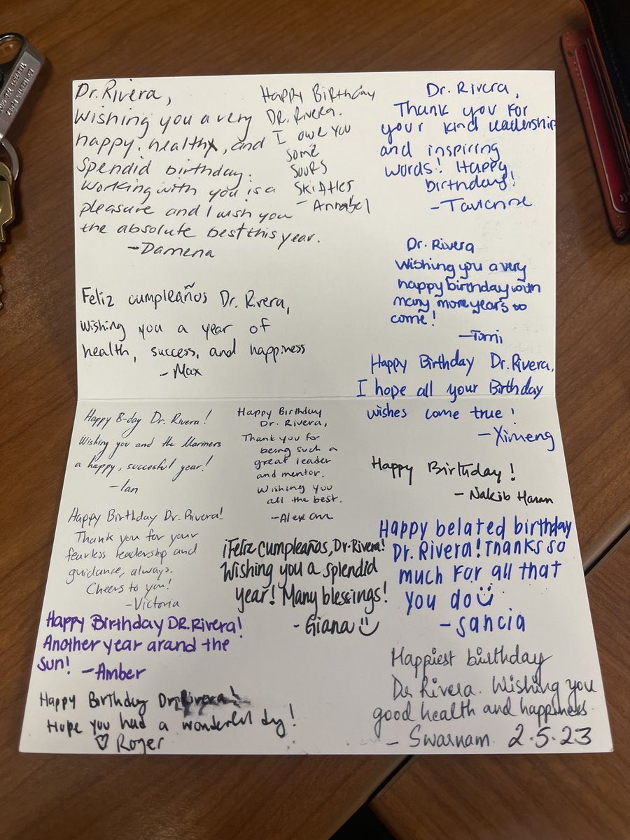 friveramariani's tweet photo. A pleasure to be leading our team — they waited for me to arrive from my birthday/vacation trip last week to celebrate wish me happy birthday!!!
#GreatTeam #GreatEnvironment https://t.co/m6AsPgs0Y5