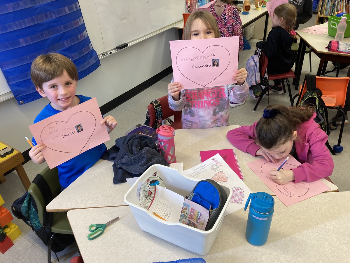 MsYoungSHA's tweet image. We are really enjoying our February Kindness calendar. They especially liked writing something kind about each classmate. 💗💕💓@SHA_NL