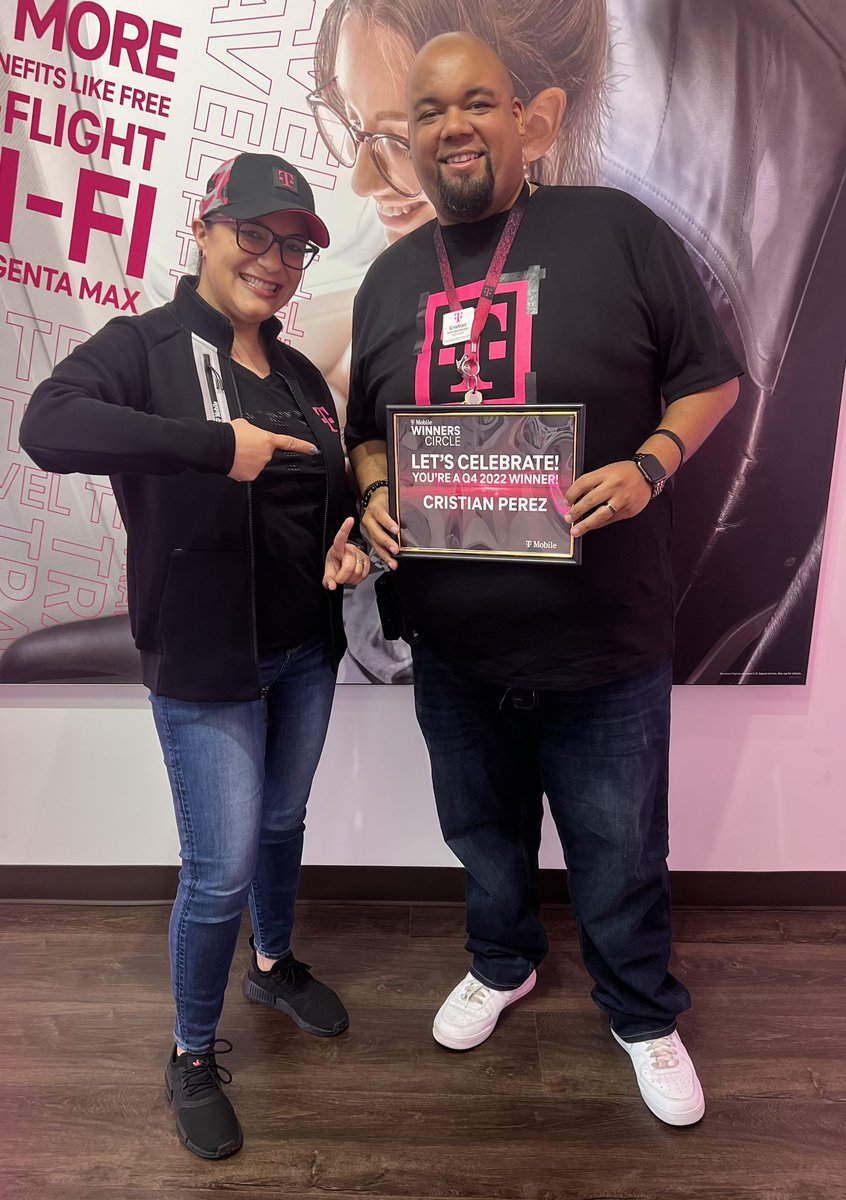 TiNaDeTre's tweet photo. Super proud of these two for slaying performance in Q4! Congratulations to @CristianOmar87 and @javtueros on their Q4 Winners circle achievement!!! #MAMBANATION #KAPOWEEENATION @MrDennisJones @ChappyCLT https://t.co/gF8TBLjQf0