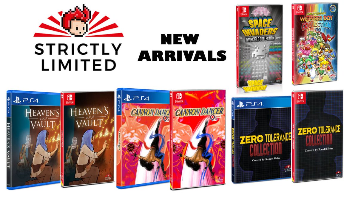 VGP Video Games Plus on Twitter "A new shipment of Strictly Limited Games has arrived. https