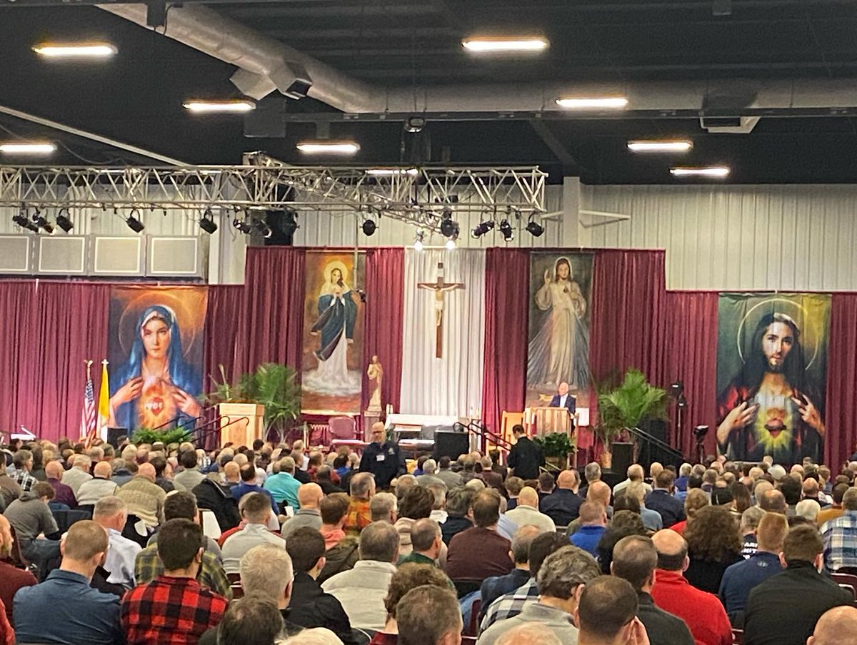 CbusCatholicMen's tweet photo. Don't Miss Out!

WE ARE CALLED TO BE SAINTS
The 26th Annual Catholic Men's Conference returns to Kasich Hall at the Ohio Expo Center and State Fairgrounds on February 25, 2023. #Catholicmen, #ColumbusCatholic, #Catholicconnect, #ColumbusCatholic https://t.co/8OHNndnc9N