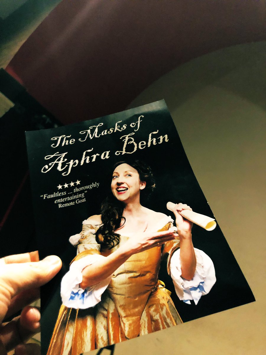 Congrats to Claire & Pradeep for sharing this story about #AphraBehn - history’s unsung literary heroine…

1 more show tomorrow at The Space!

For those who can’t make it: Only 2% of the world’s statues are female 😔

Help get Aphra a deserved statue! ⬇️

cantcommsoc.co.uk/donate/donate-…