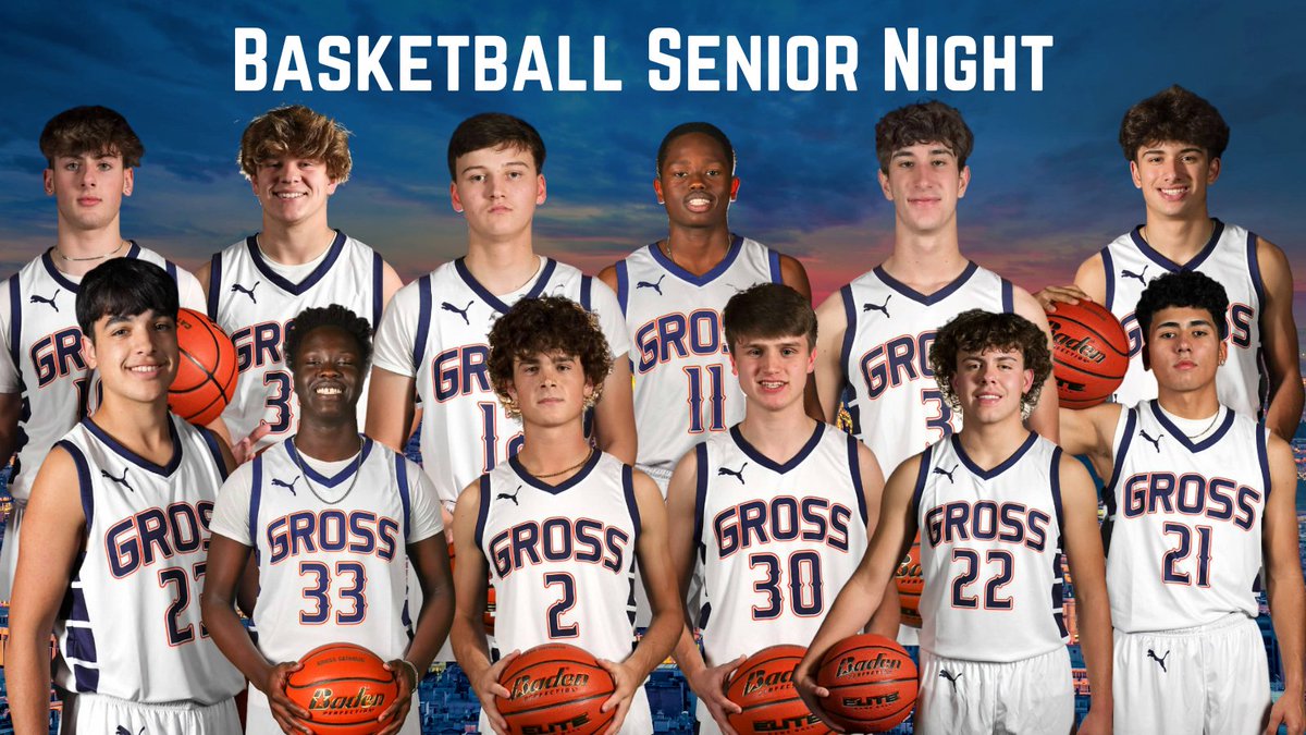 GrossBasketball's tweet photo. Senior Night!!!! https://t.co/jEzmmg4bAP https://t.co/RUTMN7qbWp