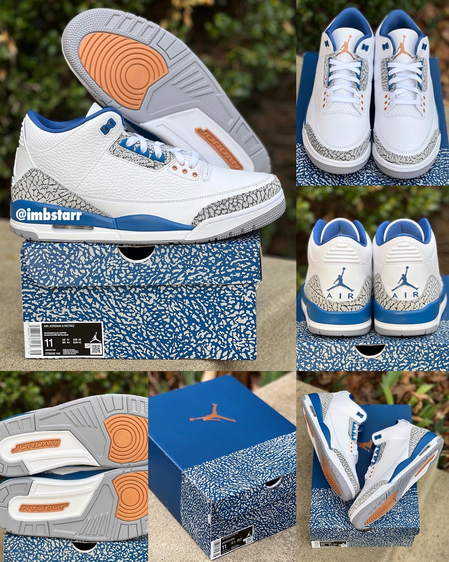 Air Jordan 3 Wizards PE 