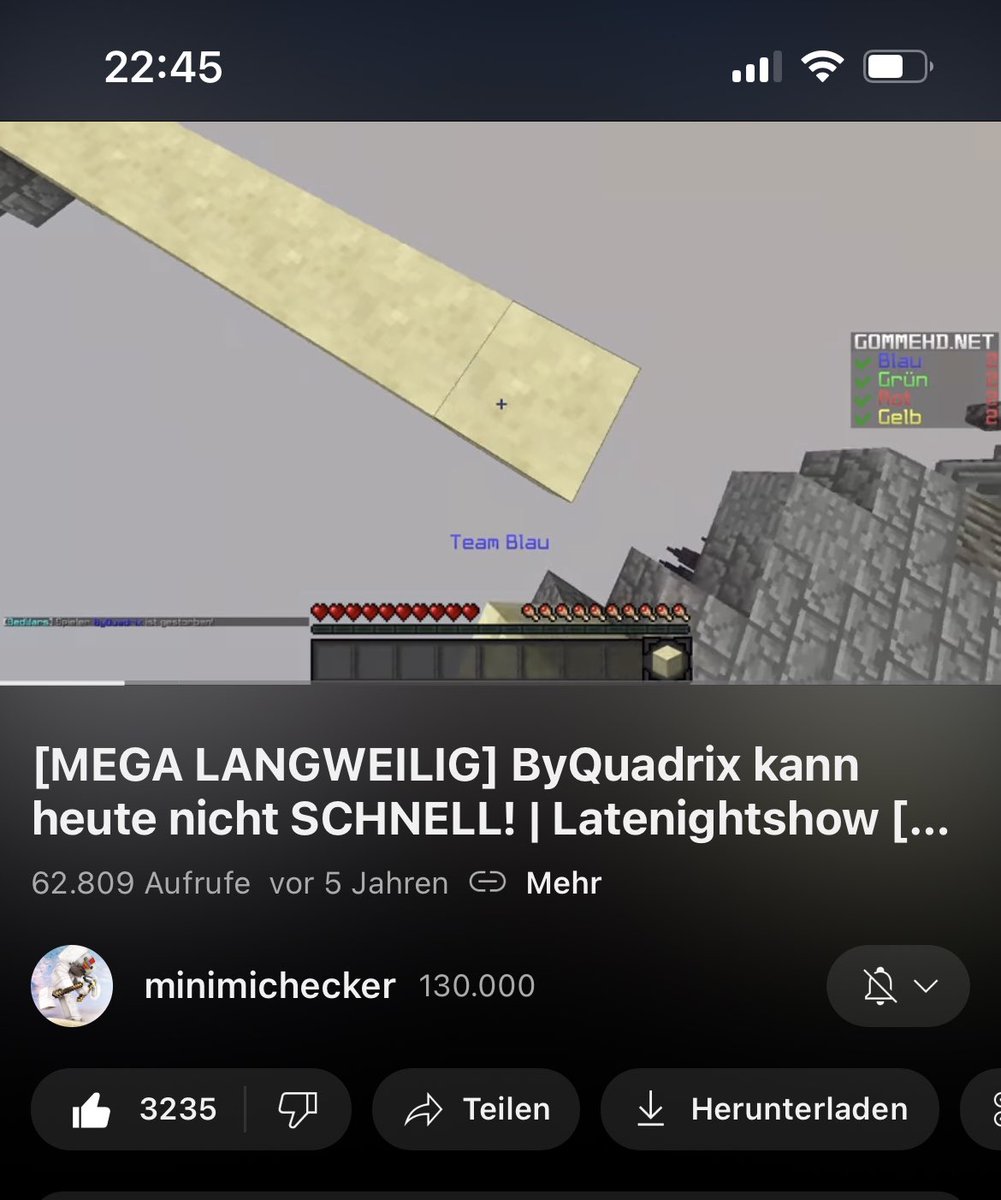 secondJonel's tweet image. Ich vermiss die Zeiten als ich mich mega gefreut habe das ich in einem minimichecker Video war