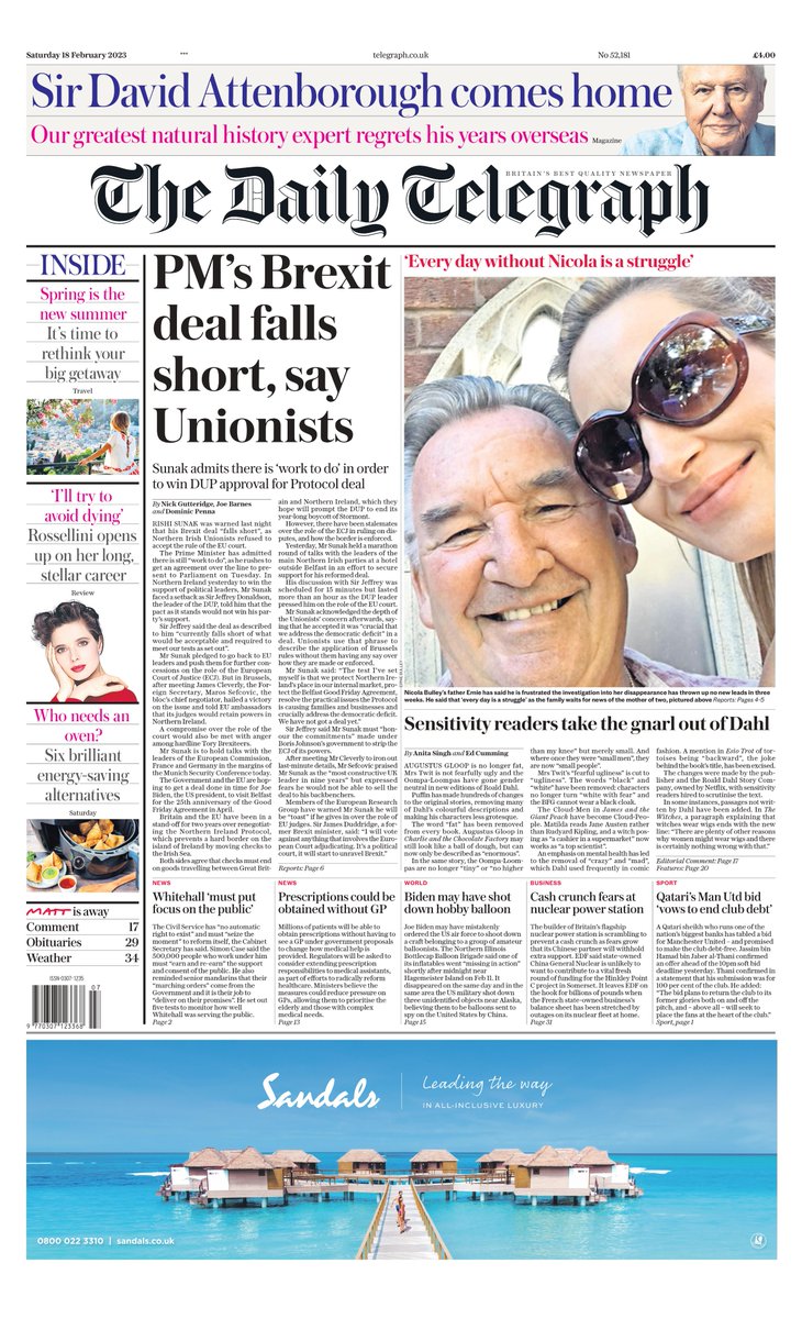 The Telegraph tweet media