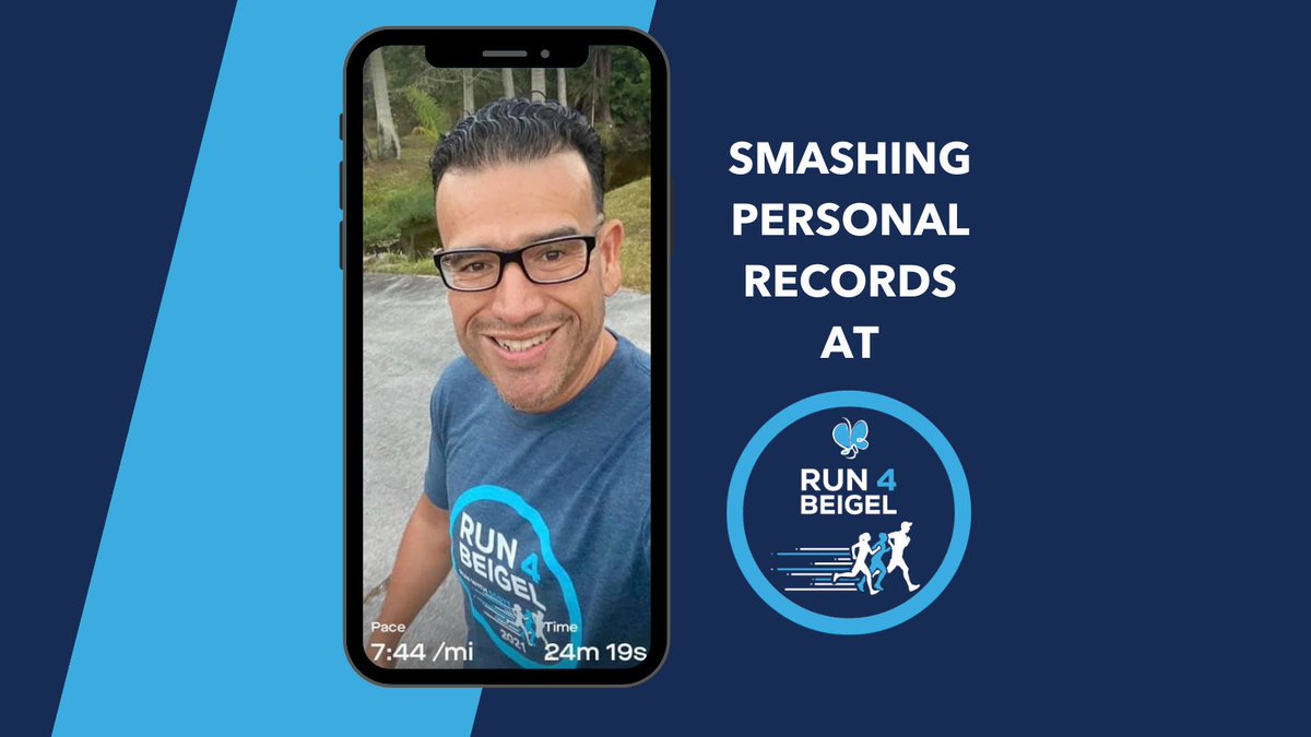 Run4Beigel's tweet photo. We are here to celebrate one of the biggest hype people of #SJBMF, Caesar Figueroa! This guy has been an incredible force, smashing personal records and motivating others to do the same since the very first #RUN4BEIGEL 💙

We are so grateful for his unwavering support! 🔥🙌 https://t.co/tuJ5NGOU8Y