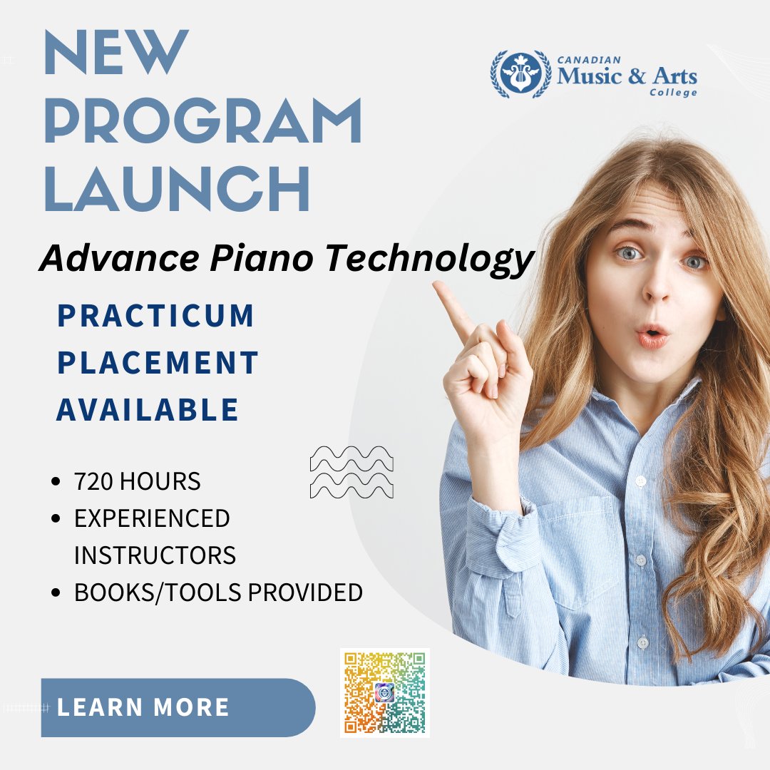 cmaccollege's tweet photo. We are introducing our new program: Advance Piano Technology. Learn more: https://t.co/AH2hQxnvYn, 416 640 5098, inquiry@cmaccollege.ca    
#newprogram #programlaunch #pianotuning #pianotuner #music #musiclovers #pianolovers #pianotune #pianotechnician https://t.co/G9FcVZ9X2D