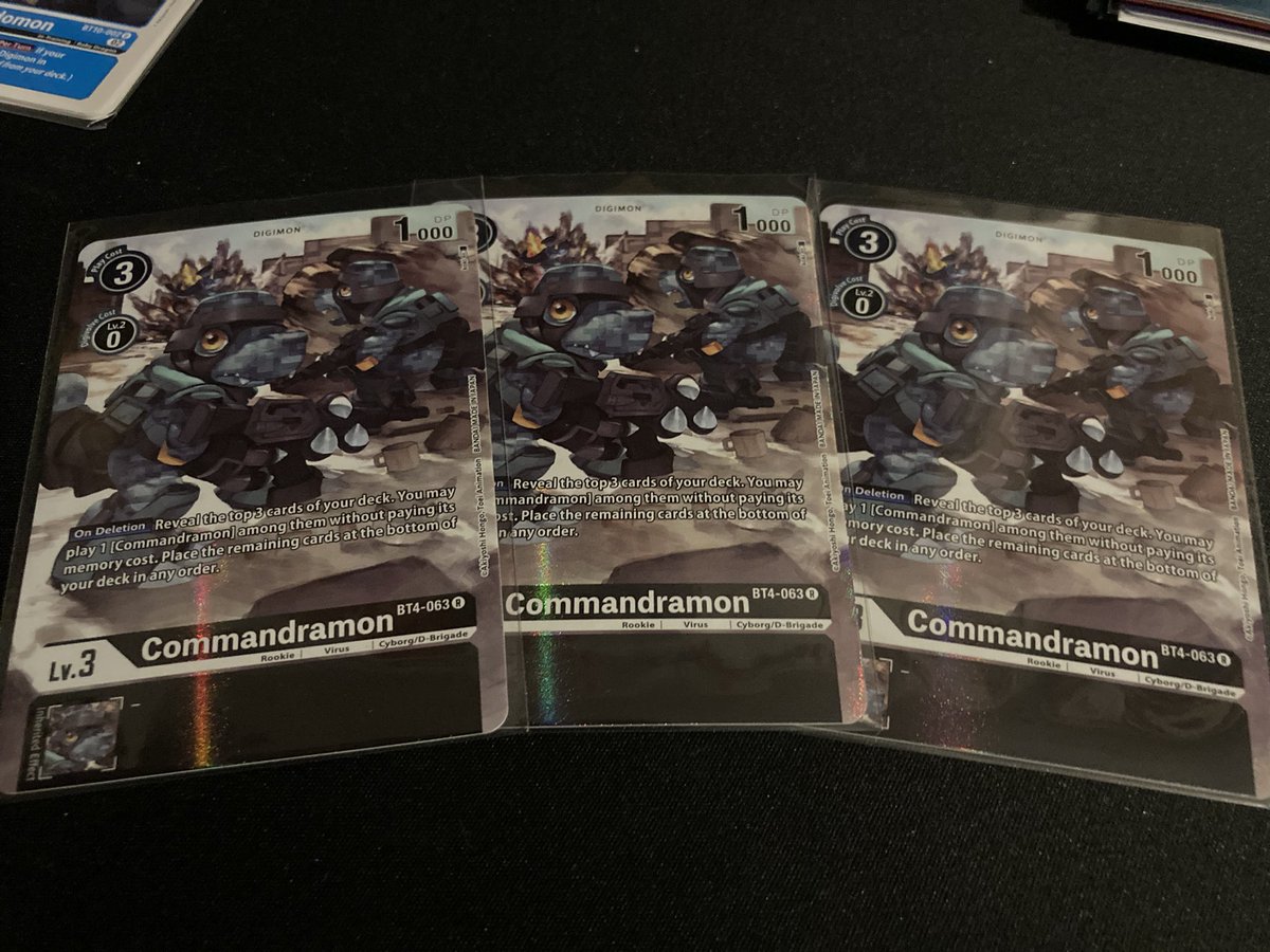 FGC_CleverFox's tweet image. I just need 1 more! Love this alt. #Digimon #Commandramon