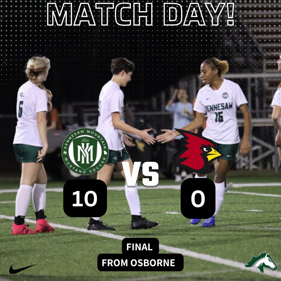 kmhsgirlssoccer's tweet photo. Mustangs open region play with win over Osborne! Great job tonight! 🐎⚽️ @KMHSathletics https://t.co/L1aqcZU2O3