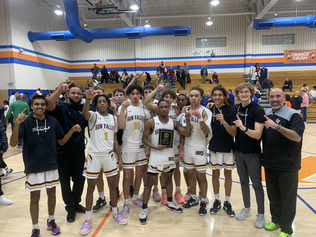 SVHSPrin_Dad's tweet image. CONGRATULATIONS @SunValleyHSNC Men’s Basketball Conference Tournament Champions!